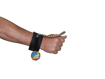 Velcrogummiball mit Schnur für Flexband - 50 60mm