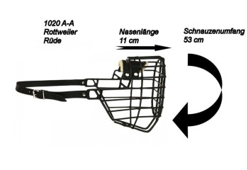 Maulkorb Metall schwarz beschichtet 5