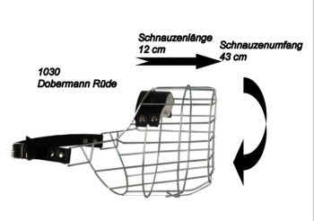 Maulkorb Drahtkorb klassisch 7