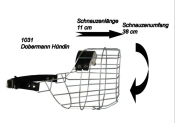 Maulkorb Drahtkorb klassisch 8
