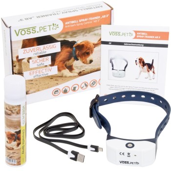 VOSS.PET DOG - AB 3 Antibell Sprühhalsband, Sprayhalsband