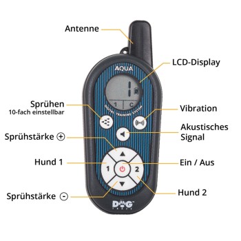 DogTrace - AQUA Spray D-900 - Sprühhalsband, Ferntrainer