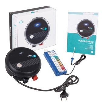 VOSS.PET - Elektrozaun Komplettset, 230V mit Elektrozaungerät fenci M09