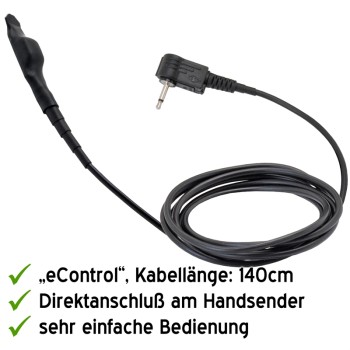 DogTrace - D-Control 610, Ferntrainer, Mini-Fernbedienung, Finger-Kick