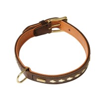 Klin - Halsband, Softleder mit Napaleder gefüttert