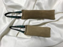 Beißwulst Chromleder - rundgenäht 15cm