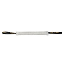 Beißwulst Chromleder flach - 4cm breit, 2H 40cm