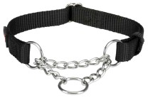 TRIXIE - Premium Zug-Stopp-Halsband, schwarz XL