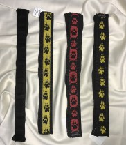 Verkleidung für Stachelhalsband / Erziehungshalsband gelb-schwarz