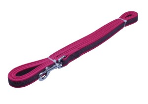 Gummierte Arbeits-Leine, 20mm - pink 3m