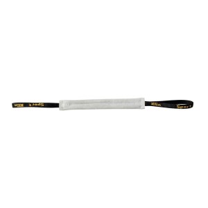 Beißwulst Chromleder flach - 4cm breit, 2H