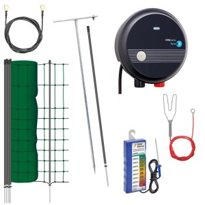 VOSS.PET - Hundezaun mobil, flexibler Steckzaun für Garten, Hundetraining, Agility, Camping