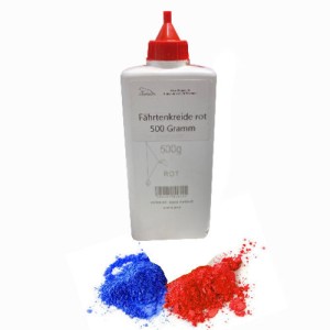 Fährtenkreide, Fährtenmarkierungskreide rot