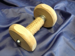 Apportierholz mit Jutesteg - 650g