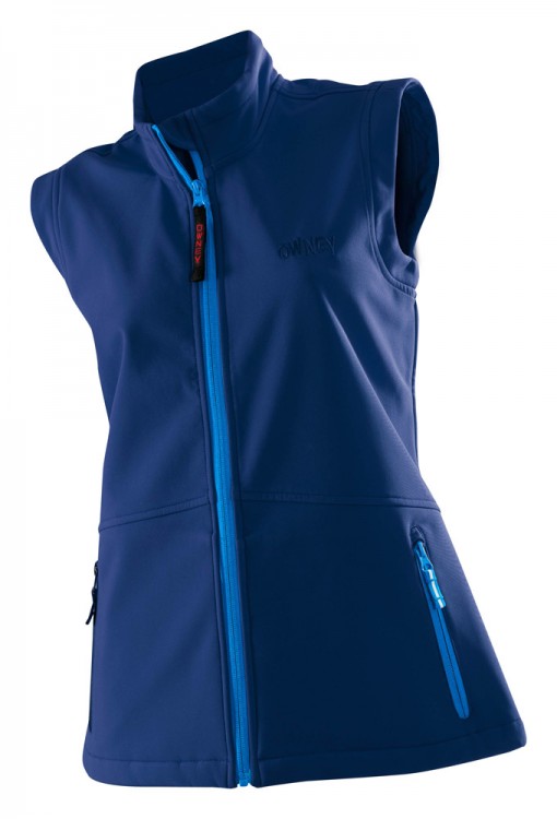 OWNEY - Unisex Softshell Vest Basic, blau