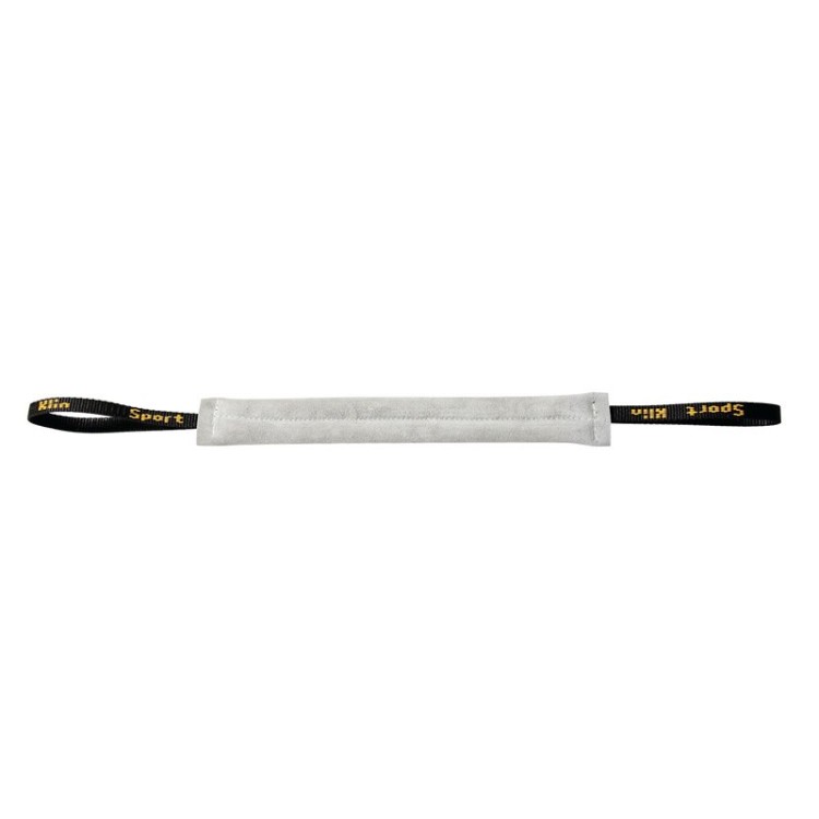 Beißwulst Chromleder flach - 4cm breit, 2H 40cm
