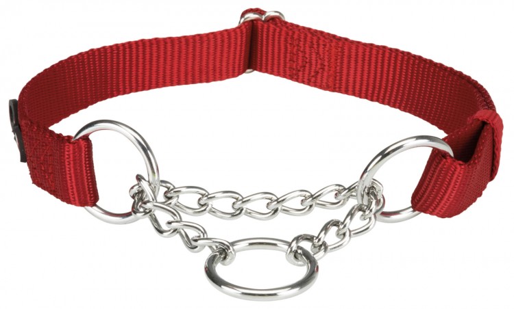 TRIXIE - Premium Zug-Stopp-Halsband, rot