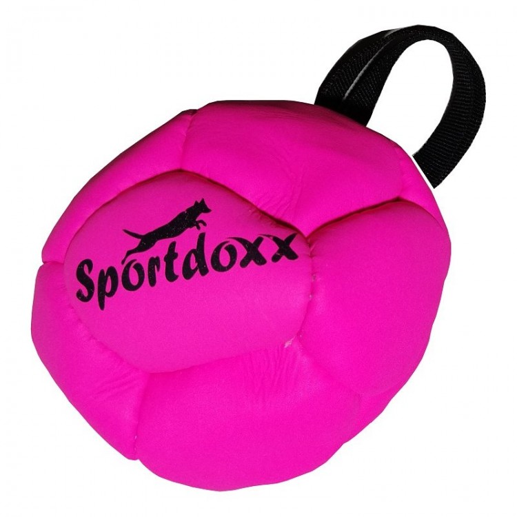 Sportdoxx - Softball mit Handschlaufe, pink 120mm