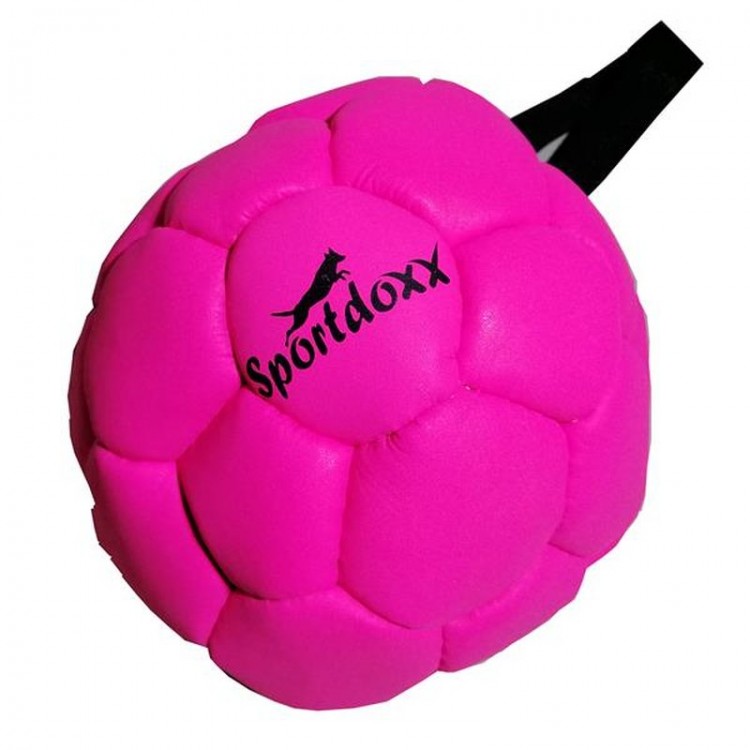 Sportdoxx - Softball mit Handschlaufe, pink 140mm