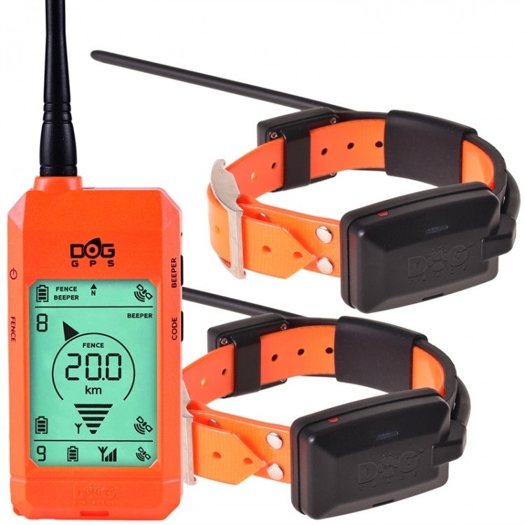 DogTrace - GPS X20, Hundeortungsgerät für 2 Hunde