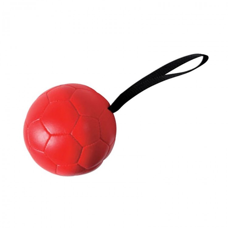 Klin - Aufgepumpter Leder-Ball - rot
