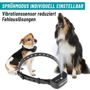 VOSS.PET DOG - AB5-R Antibell Sprühhalsband & Ferntrainer - 85m